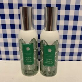 Two 2 Bath And Body Works Waikiki Beach Coconut Concentrated Room Spray