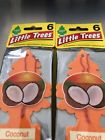U6p-60228 Little Trees Air Freshener Coconut