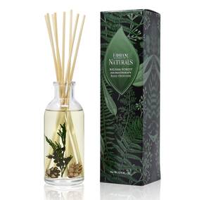 Urban Naturals 688039940292 Balsam Forest Reed Diffuser Set With Real Cones Woodsy Fragrance 3.75 Oz