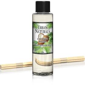 Urban Naturals 688039988997 Coconut Breeze Scented Oil Reed Diffuser Refill Includes A Free Set Of