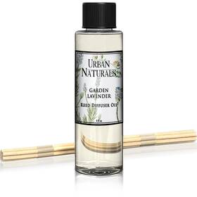 Urban Naturals 688039989079 Garden Lavender Scented Oil Reed Diffuser Refill Includes A Free Set Of Ree