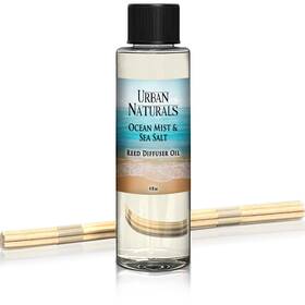 Urban Naturals 688039989987 Ocean Mist And Sea Salt Scented Oil Reed Diffuser Refill Includes A Free Set
