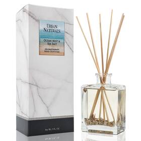 Urban Naturals 810094112547 Ocean Mist And Sea Salt Reed Diffuser Set Made With Essential Oils Real S