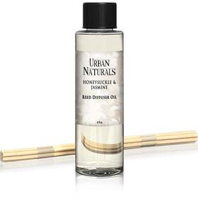 Dif-057 Urban Naturals Honeysuckle Jasmine Reed Diffuser Oil Refill Floral Fragrance Free Sticks