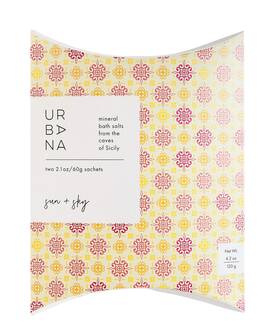 Urbana 612082766905 Home Collection Fragrance Mineral Bath Salt 2 X 2.1oz/60g Sachets Sun Sky
