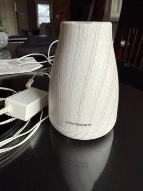 Urpower 192701748890 Essential Oil Diffuser Mini Wood Grain Cool Mist Humidifier Aromatherapy