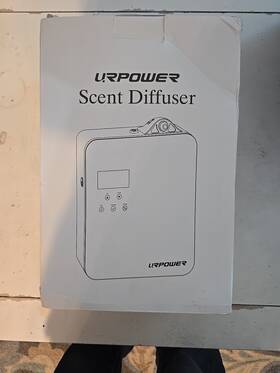 Ur1006 Urpower Waterless Nebulizing Scent Diffuser 300ml Lockable Oil Bottle Up To 300