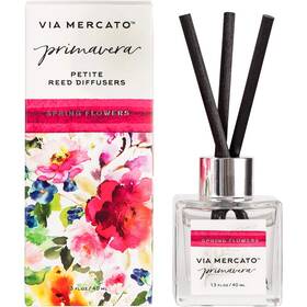 25114sf Via Mercato Primavera Spring Collection Petite Reed Diffuser Flowers 50 Gram