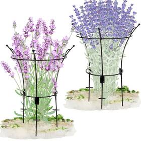 Lpcc-2-3 Vicamb 2 Pack Large Peony Cages And Supports 23.2 Inch H X 13.4 D Metal Su