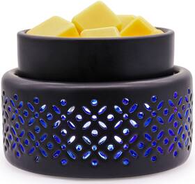 B0ckf25hhd Victoria Aroma Ceramic Wax Melt Warmer - 7 Color Led Light Electric Fragrance