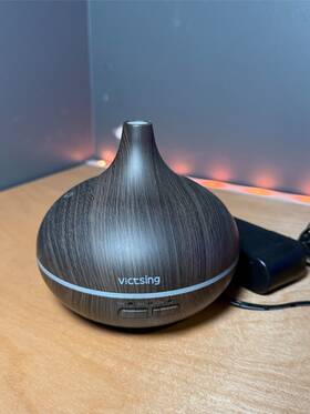 Gehm057abus Victsing Essential Oil Diffuser Aromatherapy Ultrasonic Cool Mist Humidifier 150ml