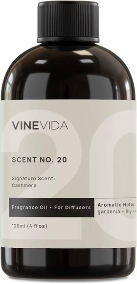 Vinevida 445044241270 4 Oz Cashmere Hotel Fragrance Diffuser Oil - Cold Air Refill