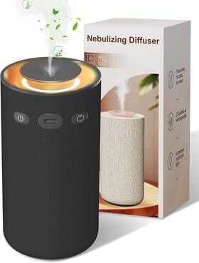 Vinipo 445001396395 Waterless Essential Oil Diffuser Portable Car Rechargeable-cordless Sce