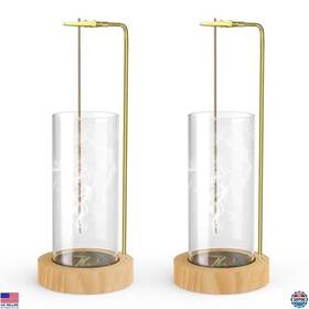 Holder02 Visit The Hadwoer Store 2 Pack Round Wood Incense Holders Mess-free Burners For Meditation And Decor
