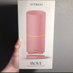 Vitruvi 690156000681 Cordless Essential Oil Diffuser Move In Pink - Brand New Box