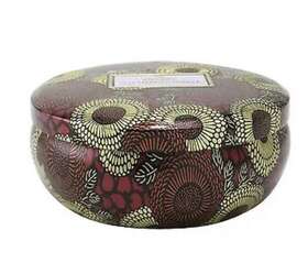 Voluspa 025635475116 3 Wick Decorative Tin Candle - Goji Tarocco Orange 340g Home Scent
