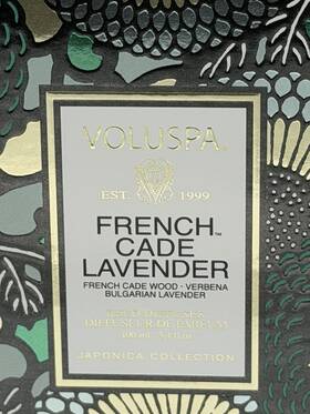 Voluspa 650064 French Cade Lavender Home Ambience Reed Diffuser 100ml 3.4oz New