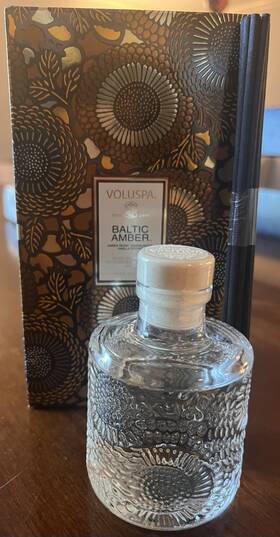 Voluspa 806644072539 Baltic Amber Home Ambience Reed Diffuser 100ml/3.4 Fl Oz. New