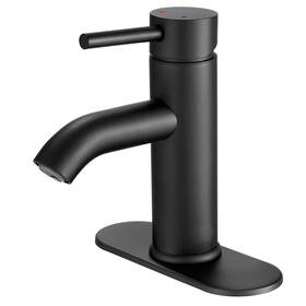 R-1538h Voton Black Bathroom Faucet Single Handle Matte Sink Rv