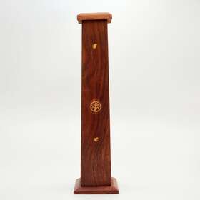 Wtb-12tl Vrinda Wooden Tower Incense Burner Tree Of Life 12 Inch India Sticks Cones -new In Box