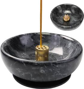 Vrupin 711181752304 Natural Marble Incense Burner Handmade Stick Refl