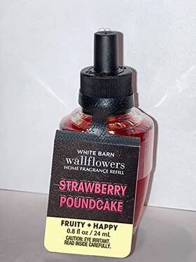 Wallflowers 667556665369 Bath Body Works Fragrance Refill Bulb Strawberry Poundcake