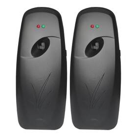Waren&huis 729162134018 Adjustable Aromatherapy Air Freshener Dispenser 2-pack Black