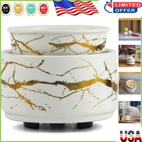 Wax Melt Warmer 616050417264 Elegant Ceramic 3-in-1 Electric Candle Burner For Home And Office