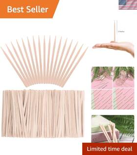 Wax Sticks 654070999537 400 Wooden Gentle Applicators For Eyebrow And Hair Removal