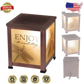 Wax Tart Warmer 633303861636 Dragonfly Copper Tone Electric And Oil Lantern For Home Fragrance