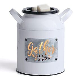 Ymx-005 Wax Warmer Milk Jug Metal Melt Burner Fragrance Can White
