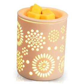 Qweq-88 Waxarapy Ceramic Wax Warmers Aroma Burner For Melts Scented Electric Dandelion