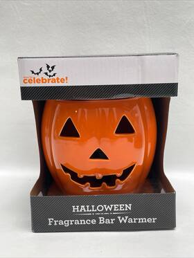 Way To Celebrate 708016996422 Halloween Fragrance Bar Wax Warmer Plug In Pumpkin