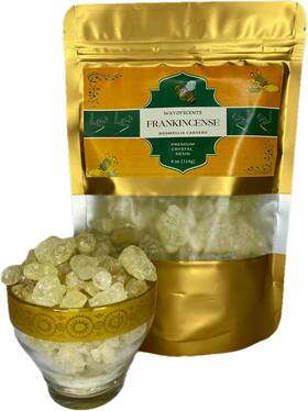 Wayofscents 659657207012 Pure Rare Crystal Frankincense Resin - 4 Ounces Net Exotic Aroma Greek Etan