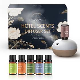 Rechargeable-diffuser-set-05 Wecona Waterless Rechargeable Scent Diffuser Hotel Collection Set With 6