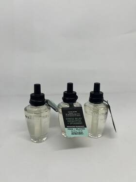 White Barn 667557996387 3 Pc Stress Relief Eucalyptus Spearmint Wallflowers Refills