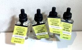 White Barn 667559258162 Bath And Body Works Blue Verbena Lime Wallflower Bulbs Refill 4 New
