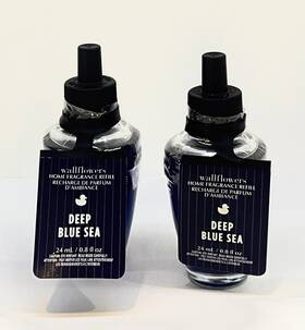 White Barn 667659358755 2 Bath And Body Works Wallflower Refill Bulb Deep Blue Sea