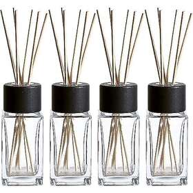 Whole Housewares 645249698863 Natural Diffuser Reeds Bottles Sticks Clear Glass Home D Cor For Kitchen An