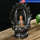 Wma519206 Unbranded Home Buddha Incense Burner Holder Buddhist Statue Porcelain Backflow