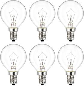 Wokhok 445050247228 Wax Warmer Light Bulbs Original 25 Watt For Full Size Scentsy Warmers 6 Pa