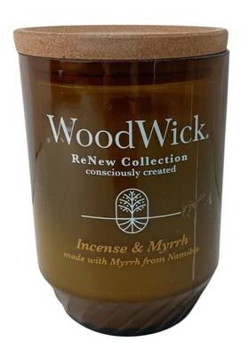 Woodwick 192833251244 13oz Incense And Myrrh Renew Candle Woodwick 192833251244 13oz Incense And Myrrh Renew Candle