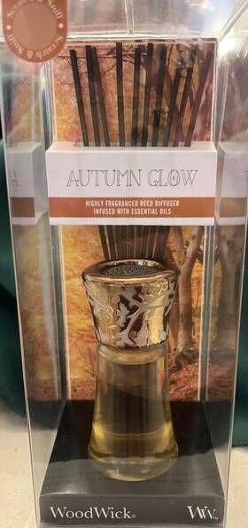 Woodwick 663595141857 New Autumn Glow Reed Diffuser 2 Oz Fall Holiday Rare Woodwick 663595141857 New Autumn Glow Reed Diffuser 2 Oz Fall Holiday Rare
