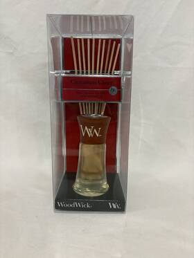 Woodwick 663595142687 Diffuser 2 Oz Cinnamon Cheer 10 Reeds Discontinued Htf Nib