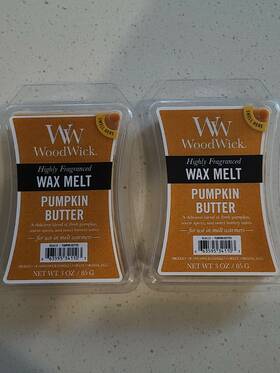 Woodwick 663595341103 Enjoy The Warm And Inviting Aroma Of Pumpkin Butter Wax Melts