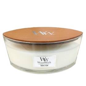 Woodwick 663595760393 Candle Wax-white Teak Ellipse-16 Oz-nwb-m2
