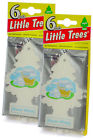 Woven Cardboard Car Hanging Office Home Freshener Whites-12 Air Trees
