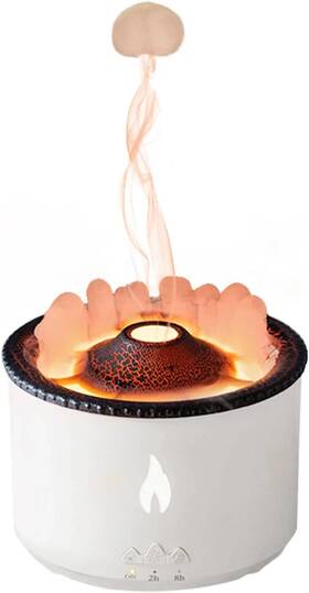 W5.43 Wowpartspro Dq705 Volcano Humidifier With Flame And Atomization Modes H4.25 Inch