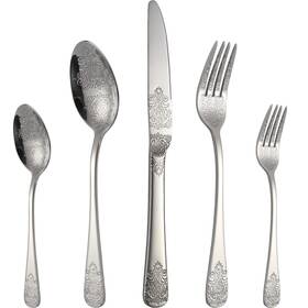 X-zrew 659446709673 Silverware Set Stainless Steel Heavy Duty Flatware Cutlery For 4 Kitchen