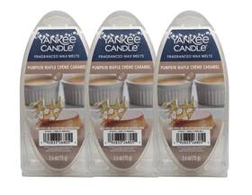 1742547 Yankee Candle Pumpkin Maple Creme Caramel Wax Melts 6-pk. 2.6 Oz. - Lot Of 3
